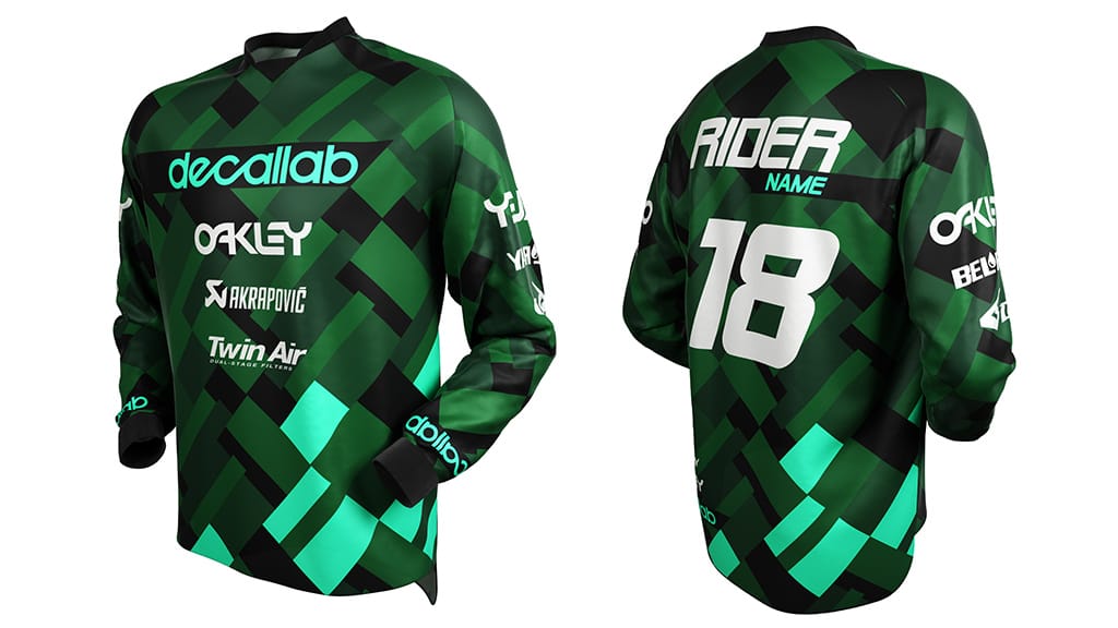 WINTER GREEN Clothing, MX Jerseys - Decallab