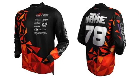 BROKEN BLACK Motocross Decals Graphics Kit
