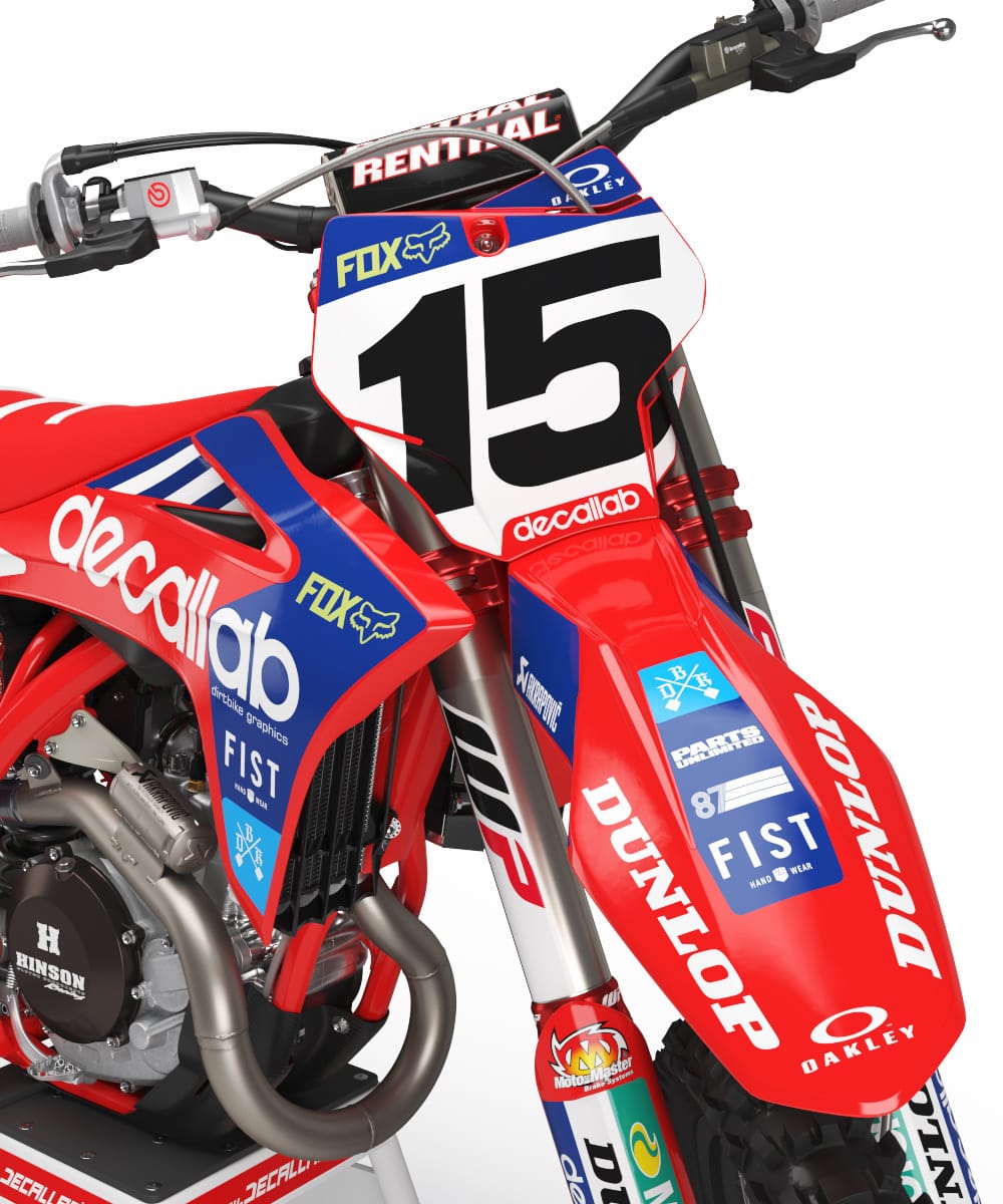 Autocollant De Réservoir Gasgas Rouge 249 - Neuf Sous Blister - Pour Moto Cross / Enduro