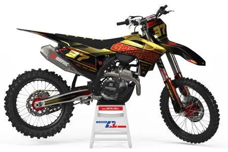 GOLDEN CHROME Custom Graphics Kit Decallab