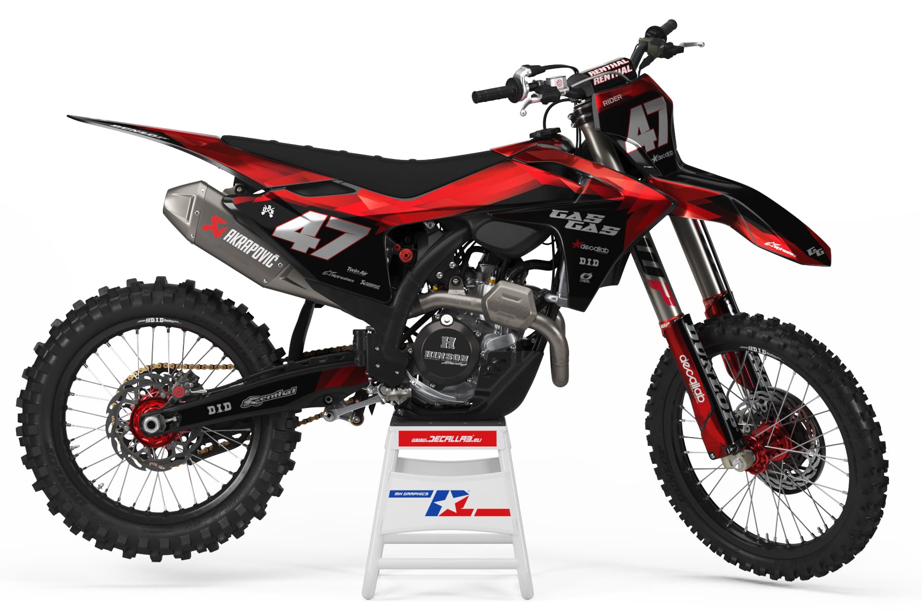 PASSION CHROME GASGAS, Graphics - Decallab