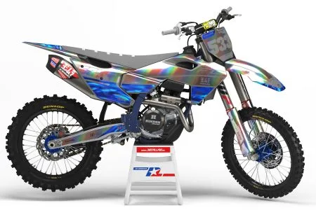 AQUA HOLOGRAPHIC Custom Graphics Kit Decallab