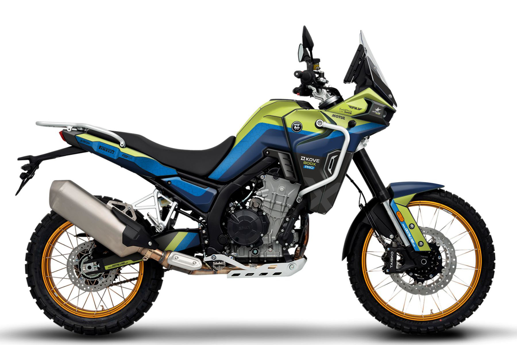 ピカピカ様@800 Adventure Bike Graphics for KOVE 800X - Decallab