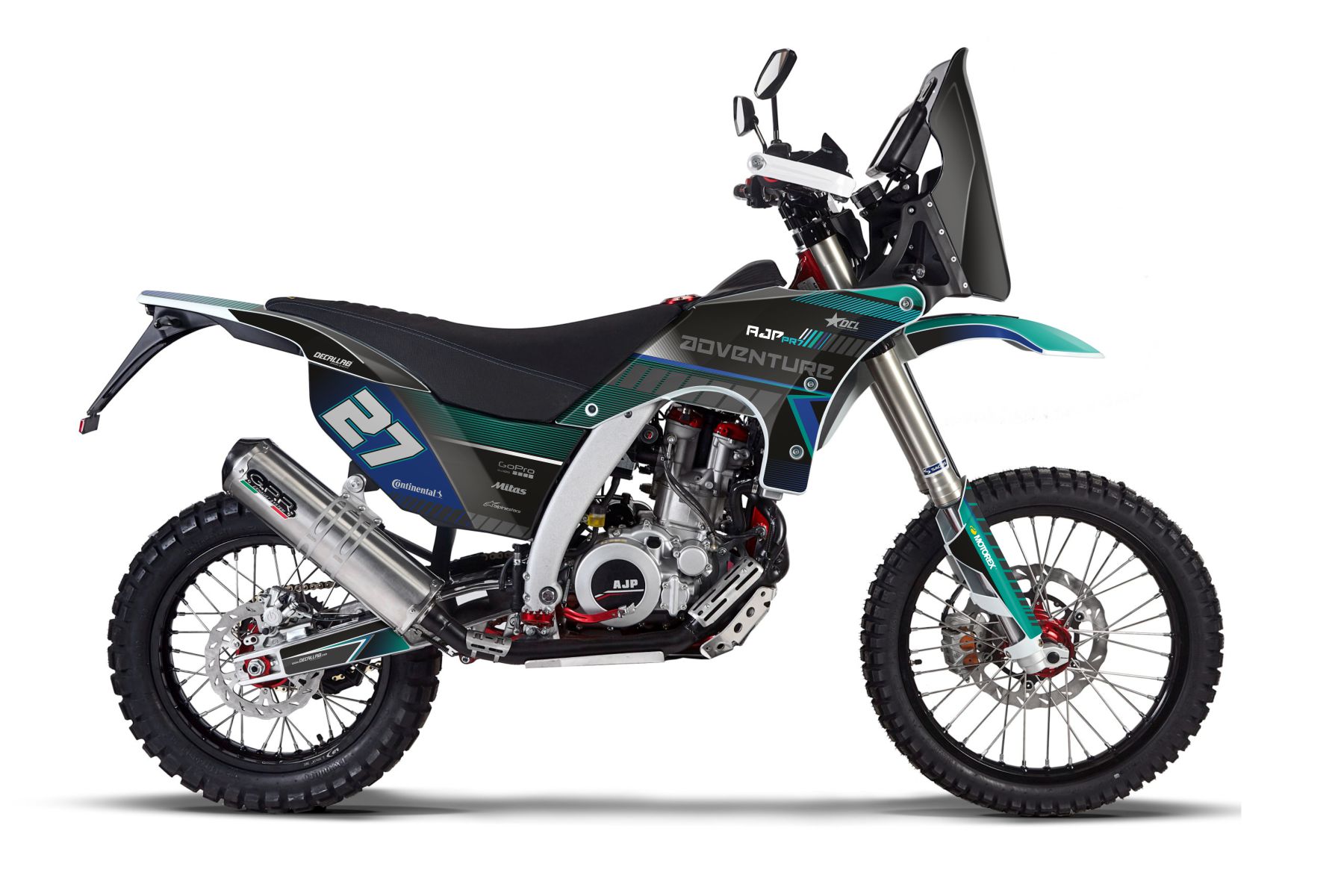 Adventure Bike Graphics for AJP PR7 - Decallab