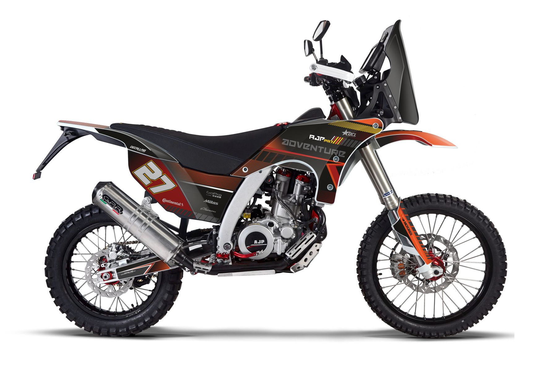 Adventure Bike Graphics for AJP PR7 - Decallab