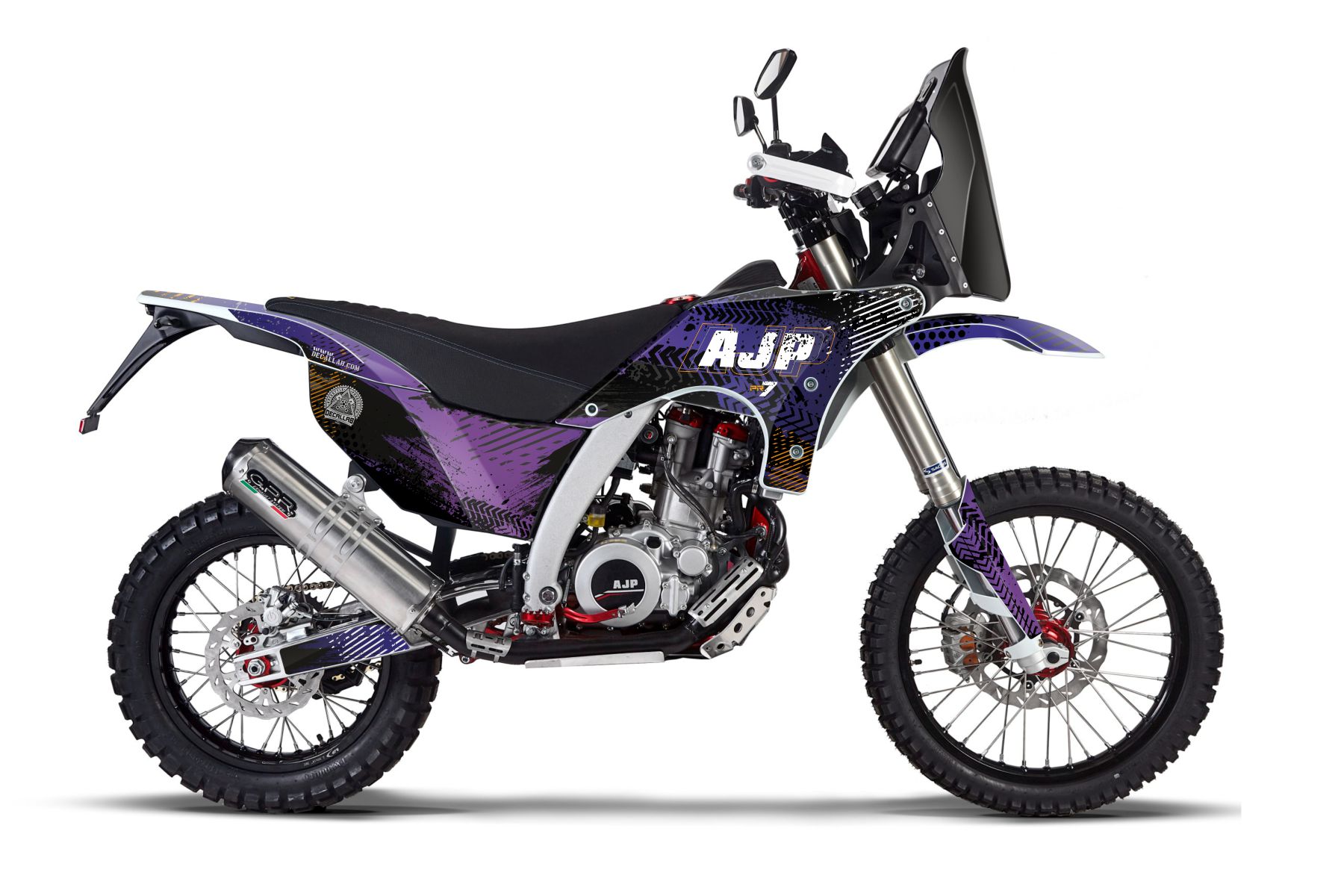 Adventure Bike Graphics for AJP PR7 - Decallab