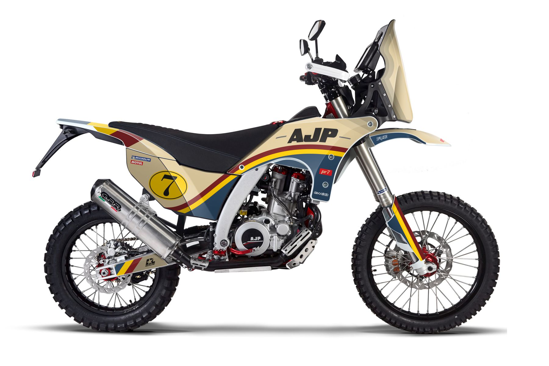 Adventure Bike Graphics for AJP PR7 - Decallab