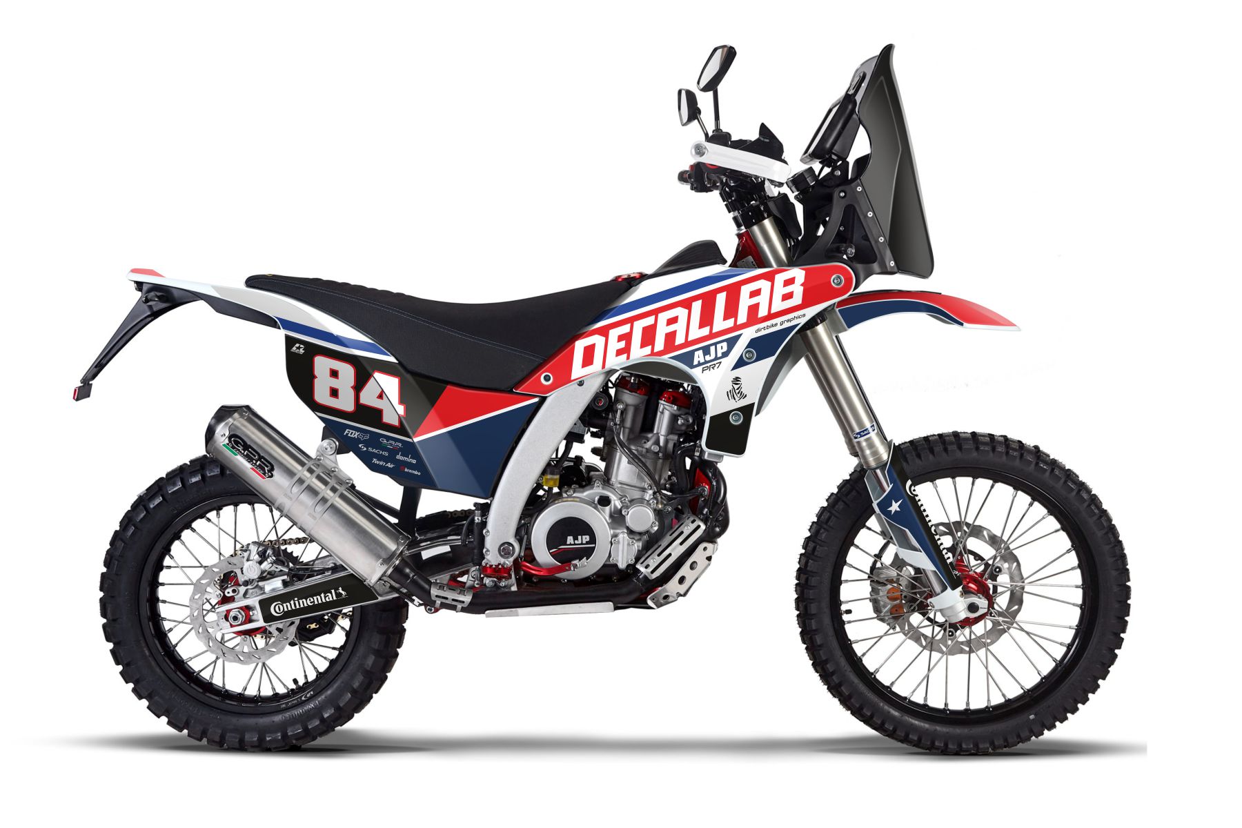 Adventure Bike Graphics for AJP PR7 - Decallab