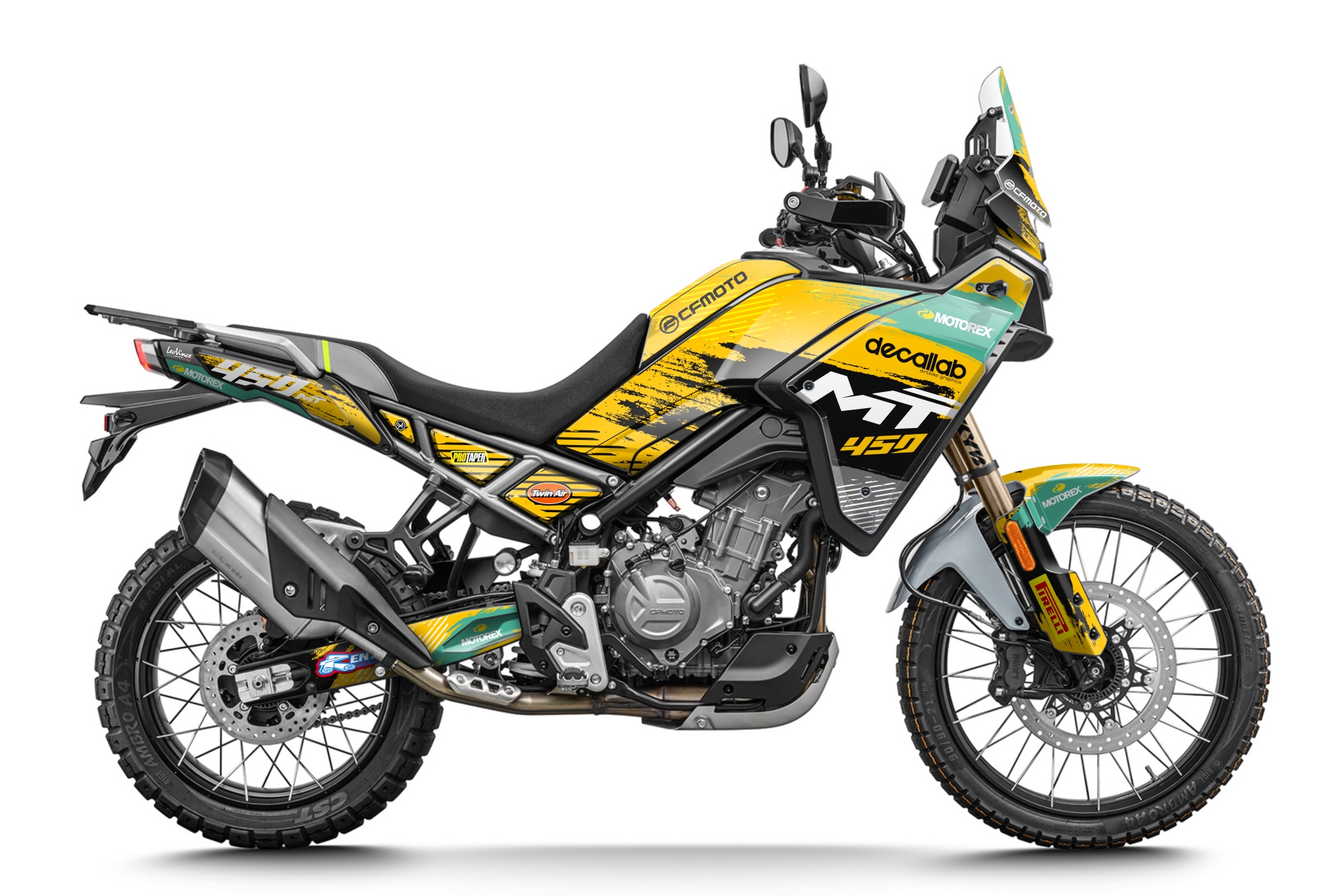 Faster Yellow CF-FASTER-YELLOW Adventure/Enduro, CFMOTO, Graphics, MT 450 - Decallab