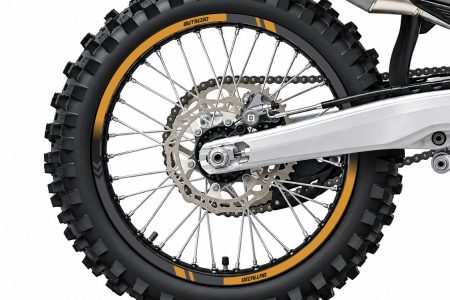 Rim Sticker graphics gold black