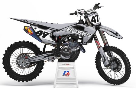 Husqvarna Sketchy graphics kit in grey and black