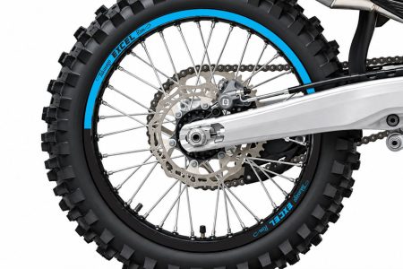 Rims stickers graphics design in color blue