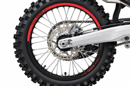 Rims stickers graphics design in color red